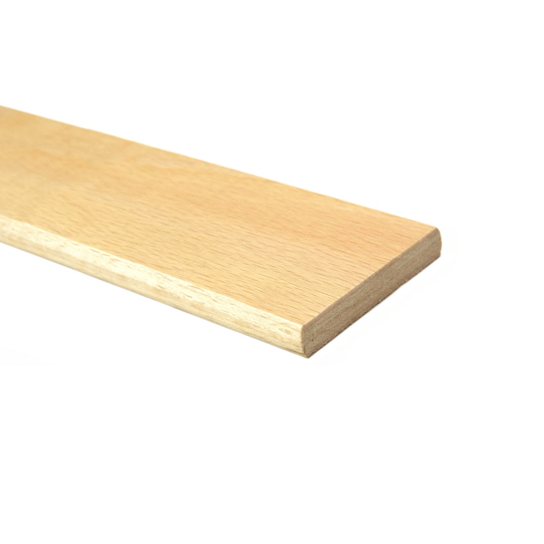 Individual Replacement Beech Sprung Wooden Bed Slats 60mm X 8mm X 915mm.  Available in Any Length With Custom Cutting Service 