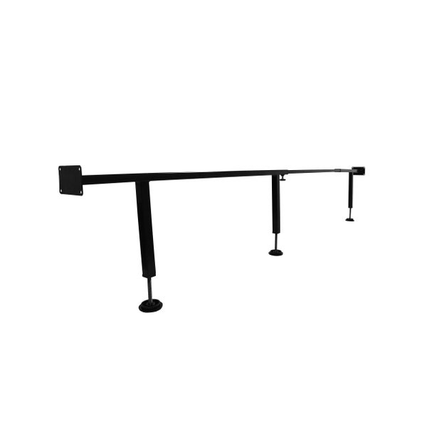 Universal Bed Central / Centre Support Rail Fully Adjustable 3 Integrated Feet