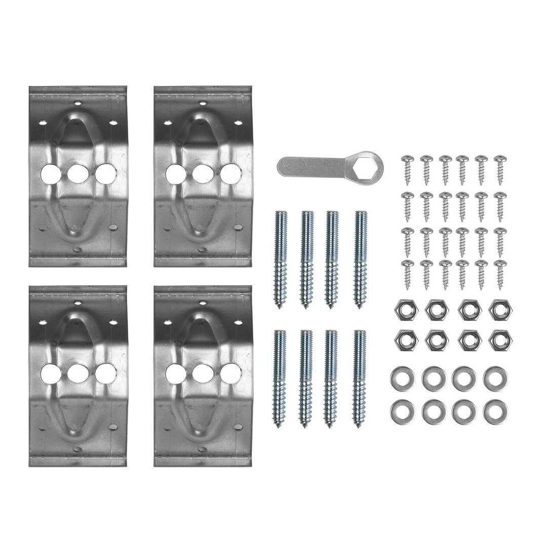 Table Corner Brackets Braces Heavy Duty 100mm Complete Set Etsy