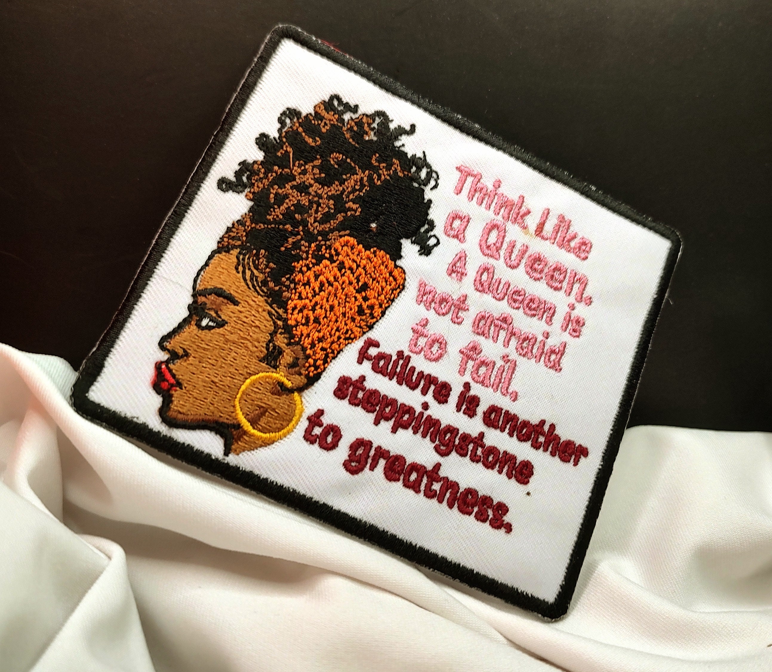 Funny iron On Patches Phenomenally Black Queen Goddness Sexy Fashion Afro  Girls I'm Blessed Survived Life Quotes Heat Transfers
