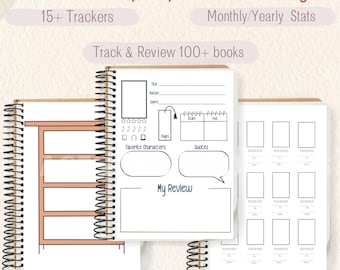 Leesdagboek 2025: Booktok Review Tracker (pdf-download)