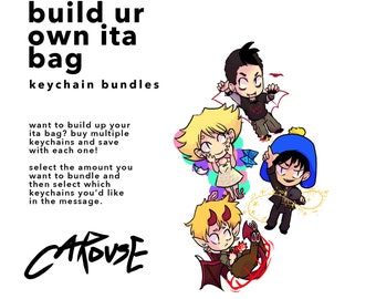 Make Ur Own Ita Bag Acrylic Keychain Bundle
