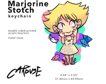 Marjorine Stotch Acrylic Keychain