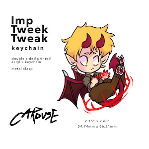 Imp Tweek Tweak Acrylic Keychain