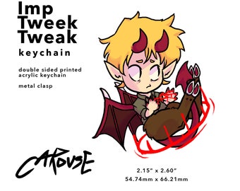Imp Tweek Tweak Acrylic Keychain