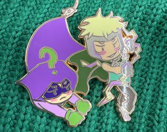 Ultimate Match-Up! Mysterion x Professor Chaos Enamel Pin
