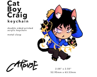 Catboy Craig Acrylic Keychain