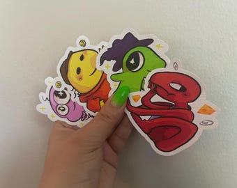 Smiling Friends Fidget Sensory Stickers