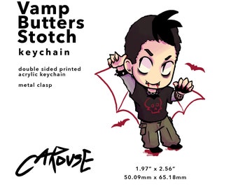 Vamp Butters Stotch Acrylic Keychain