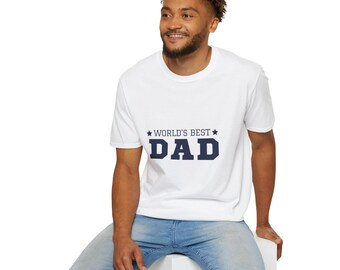 Camiseta del Día del Padre - El mejor papá del mundo - Regalo para papá - Regalo de cumpleaños para papá