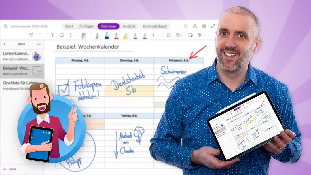 Onenote 2027 Tutorials Teacher Planner 2026/2027 for Onenote: Template Available for Download ...