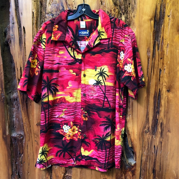 90s Cabo Wabo Tequilla Cropped Hawaiian Shirt 12 14 main image 0