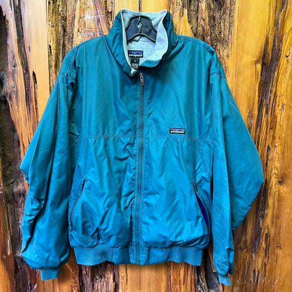 Vintage 90s Patagonia Fleece Lined Windbreaker Size M 