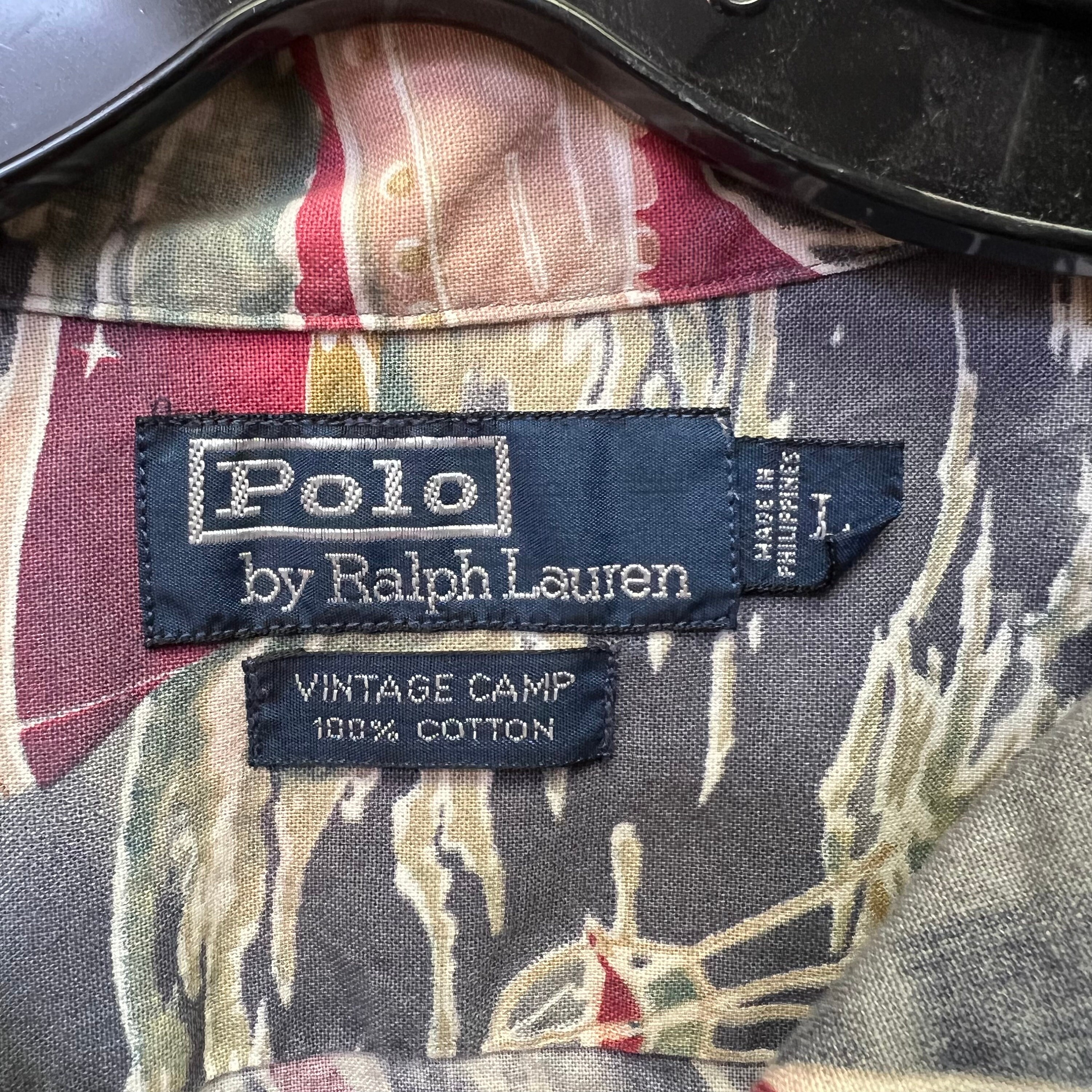 Vintage 80s-90s Polo Ralph Lauren Hawaiian Vintage Camp Cotton 