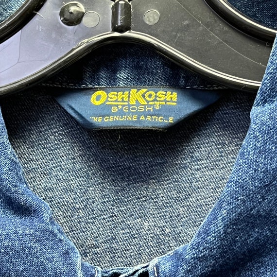 Vintage OshKosh B'gosh Denim Chore Jacket Size 46R - image 4