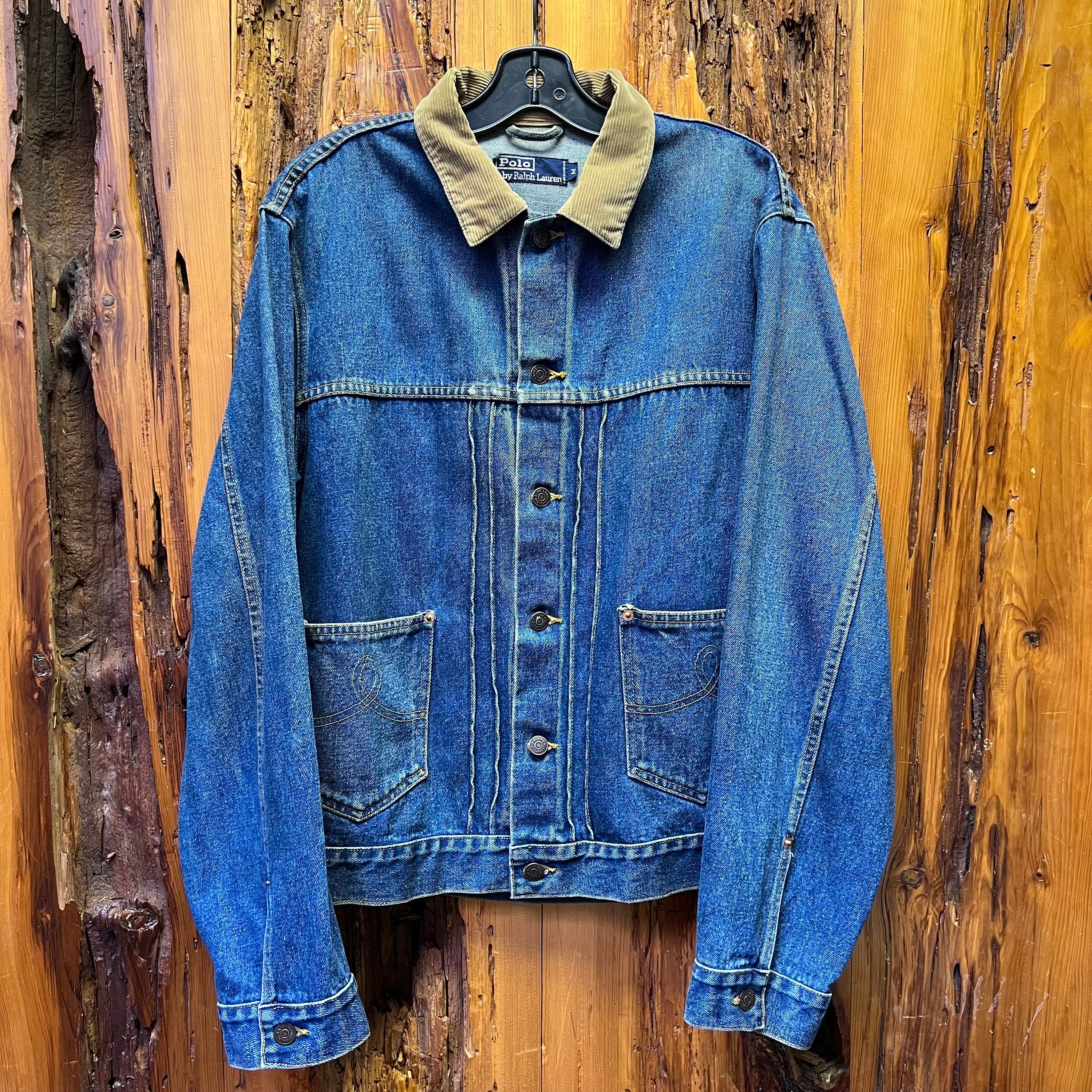 Vintage 80s 90s Polo Ralph Lauren Denim Trucker Jacket Size M - Etsy