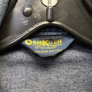Vintage OshKosh B'gosh Denim Chore Jacket image 3