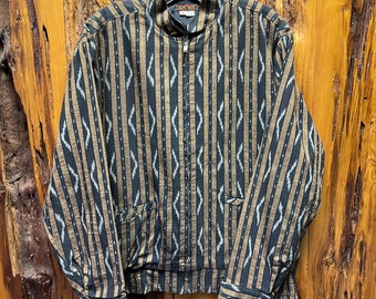 Veste vintage en coton Village Weaver des années 80-90, taille M