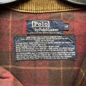 Vintage 70s Polo Ralph Lauren Waxed Cotton Oilcloth Hunting Jacket Size L image 3