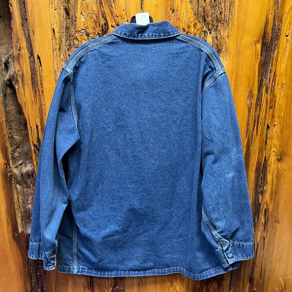 Vintage OshKosh B'gosh Denim Chore Jacket Size 46R - image 2