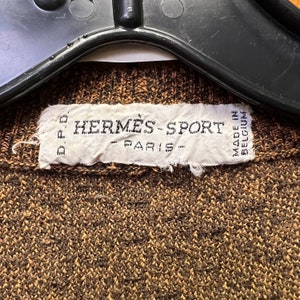 Vintage 70s Hermes Sport Cardigan image 3