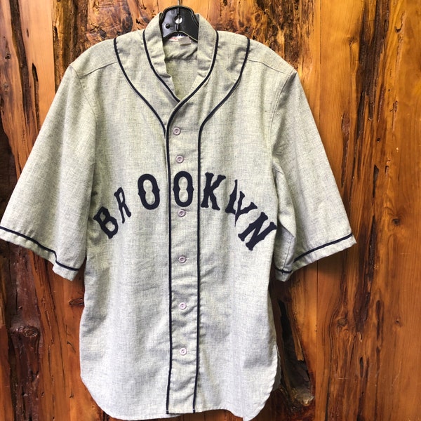 Vintage 40s Brooklyn Eagles Road Jersey Ebbets Field Flannels Size M