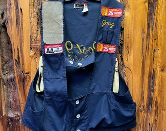 Vintage 90s America's Finest Sport Clothing Post 98 St Paul Park Embroidered Vest Size XL