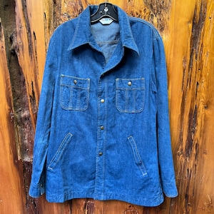 Vintage 80s Lee Set Denim Work Jacket Made in USA