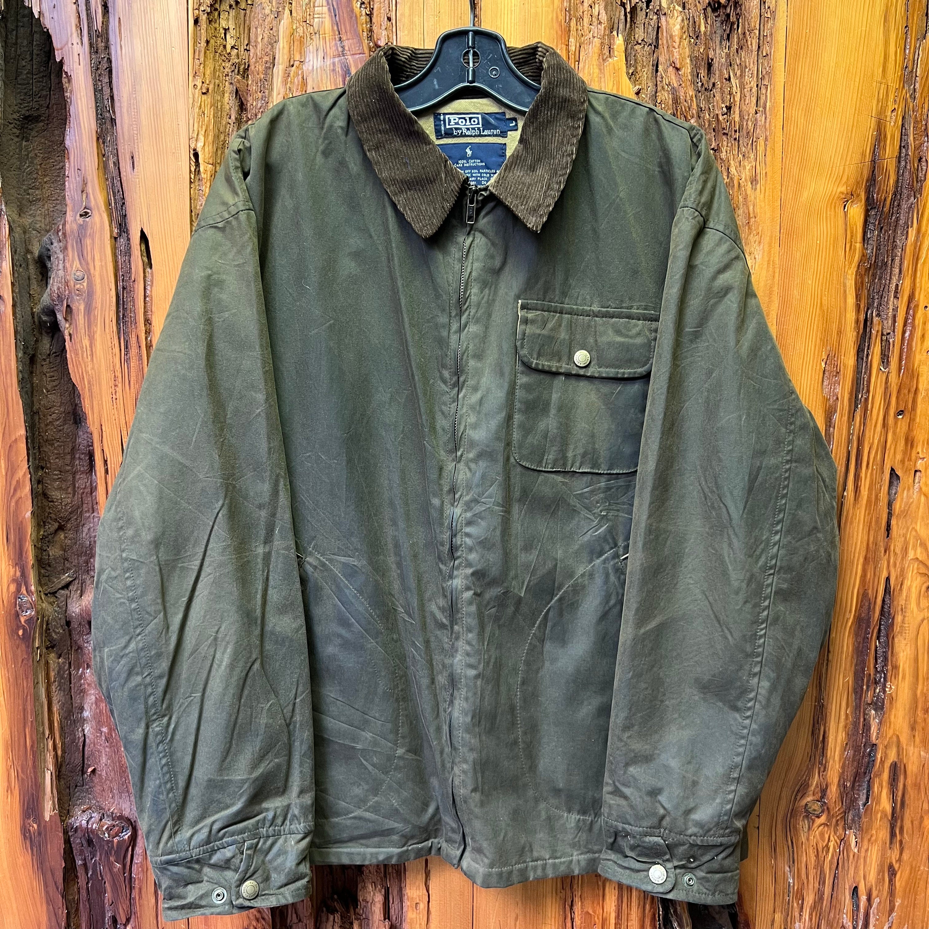 Vintage 80s 90s Polo Ralph Lauren Waxed Cotton Oilcloth Jacket Vintage 80s 90s Polo Ralph Lauren Waxed Cotton Oilcloth Jacket