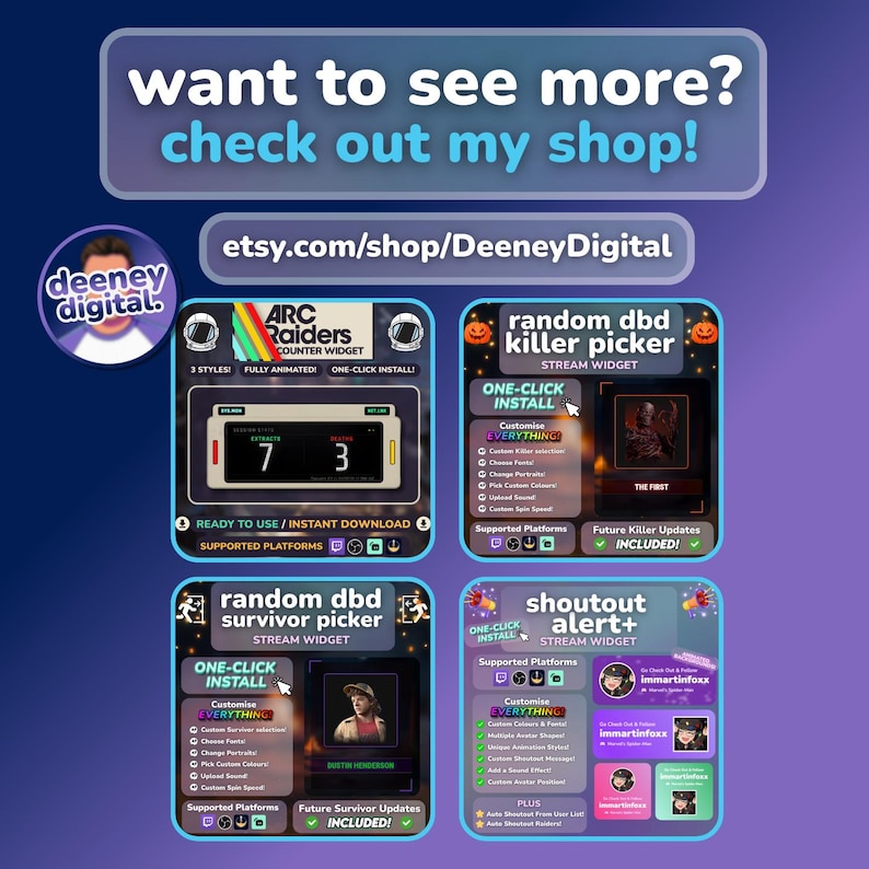 Ultimate Twitch Shoutout Widget | Animated Stream Alert | Chat Command ...