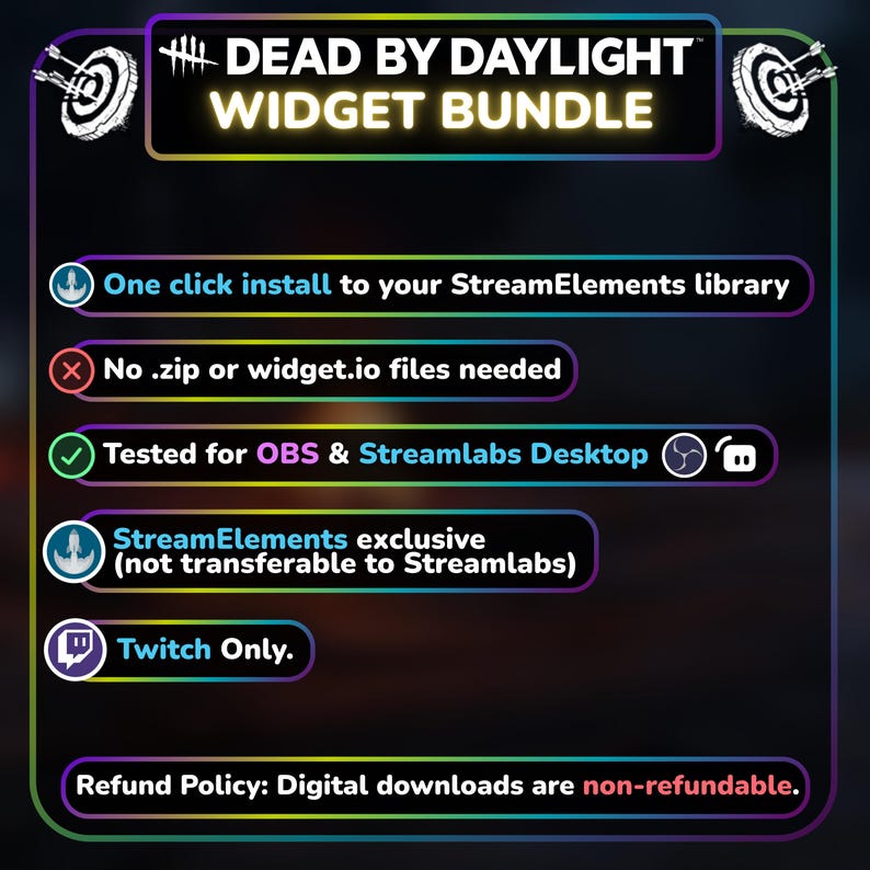 Ultimate DBD Widget Bundle | Animated Randomizers & Perk Roulette | 3 ...
