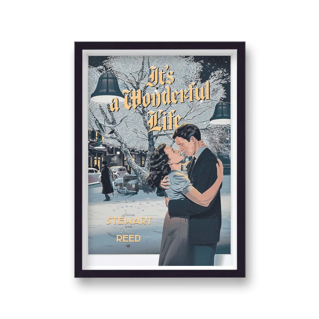 It's A Wonderful Life V2 Reimagined Movie Poster - Etsy
