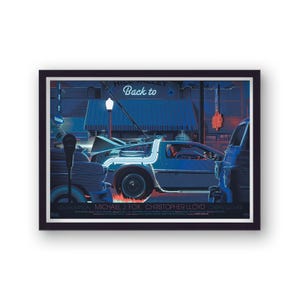 Back to the future v2 reimagined movie poster