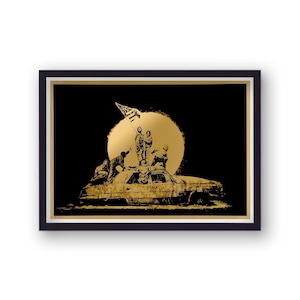 Banksy Flag