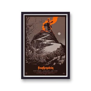 Frankenstein v6 reimagined movie poster