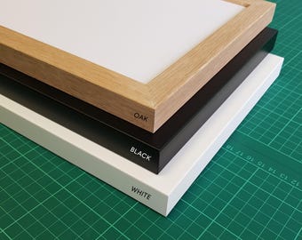 Solid Wood Picture Frame, Handmade Studio Quality, A1-A5