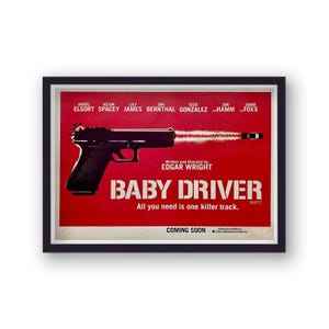 Baby driver reimagined movie poster