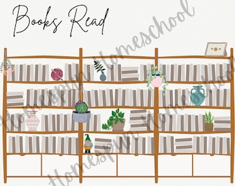 Reading Log, Book Tracker, Books Read, Book Planner--PRINTABLE