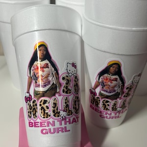 Custom Photo Foam Cups, Personalized Party Favor, 20oz image 6