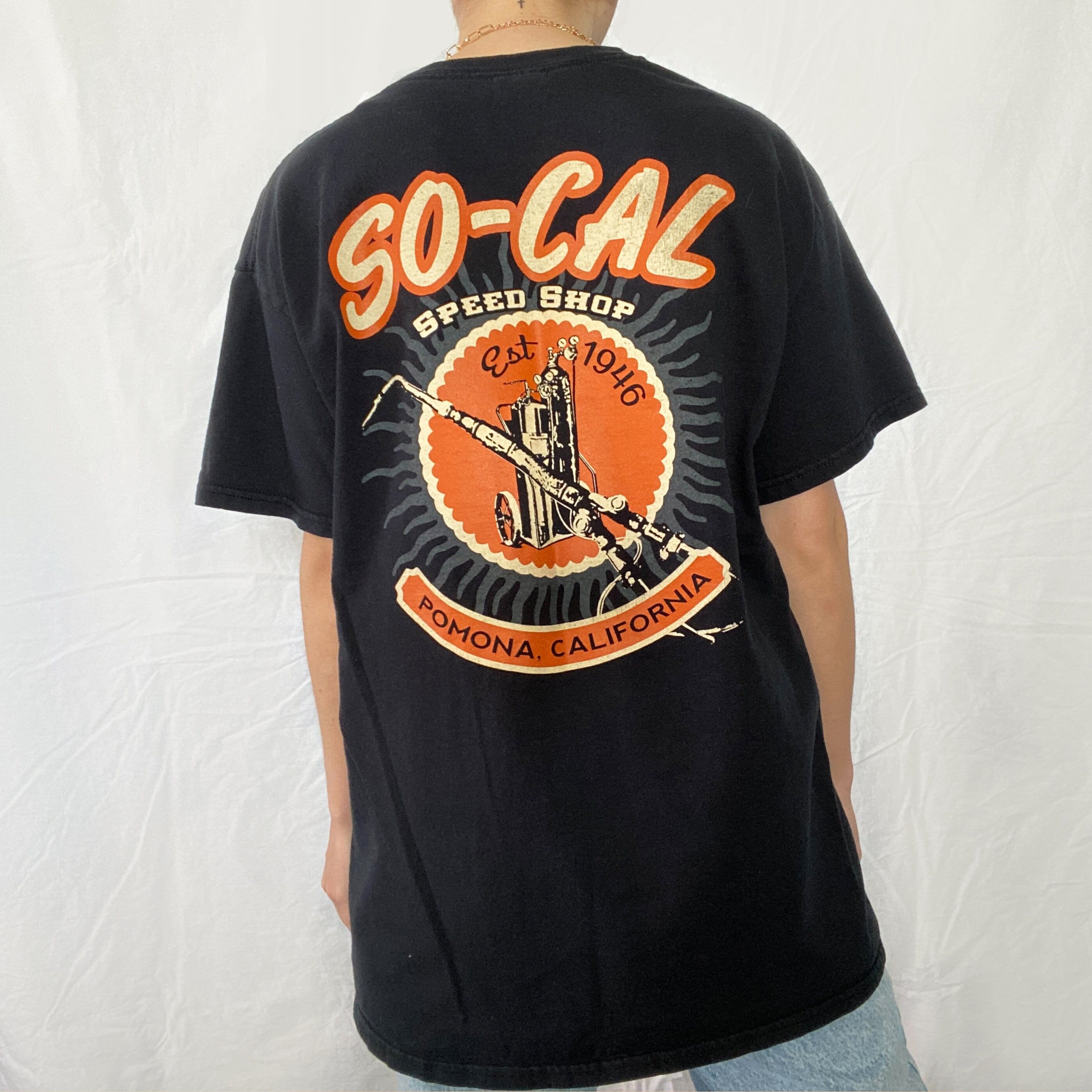 Salt Communication　ソルコミ　刺繍入りシャツ　Lサイズ コットンクルーネック刺繍ショートスリーブTシャツ 7917