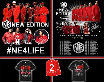 2 PNG FILE The New Edition Way Tour 2026 Concert Digital File Instan Download