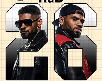 Usher Chris Brown Raymond & Brown Tour 2026 T-Shirt Design (Digital Download)