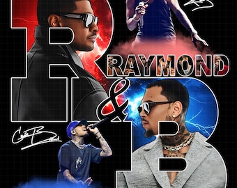 Usher Chris Brown Raymond & Brown Tour 2026 T-Shirt Design (Digital Download)
