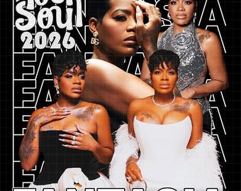 Fantasia Barrino PNG File, Rock Soul 2026 Tour (Digital Download