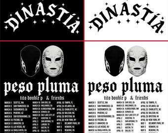 Peso Pluma Dinastia Tour PNG, Tito Double P T-Shirt Design (Digital Download)