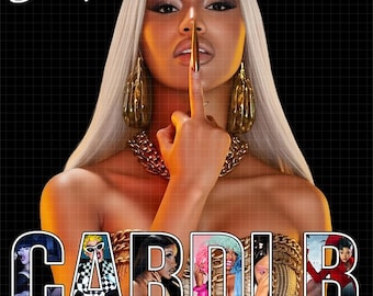Cardi B 'Little Miss Drama Tour' PNG File, Tour Design (Digital Download)