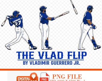 Vladimir Guerrero Jr. Vlad Flip PNG File – Baseball Fan Art (Digital Download)