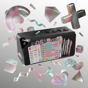 Planner Babe Bluetooth Speaker: Washi Tape Design