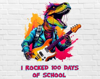 100 日間の学校生活を楽しんだ Trex PNG | 100 日間の学校生活 PNG | 100 日間の学校生活が大好き PNG | 100 日間賢くなった | 学校生活 100 日目