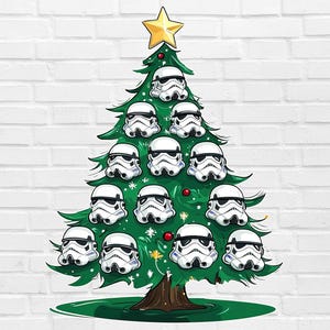 Star Wars Weihnachtsbaum PNG | Stormtrooper Weihnachten PNG | Rockin Rund PNG | Weihnachtslichter Png | Weihnachten Pyjama PJs Pj Ornament Png